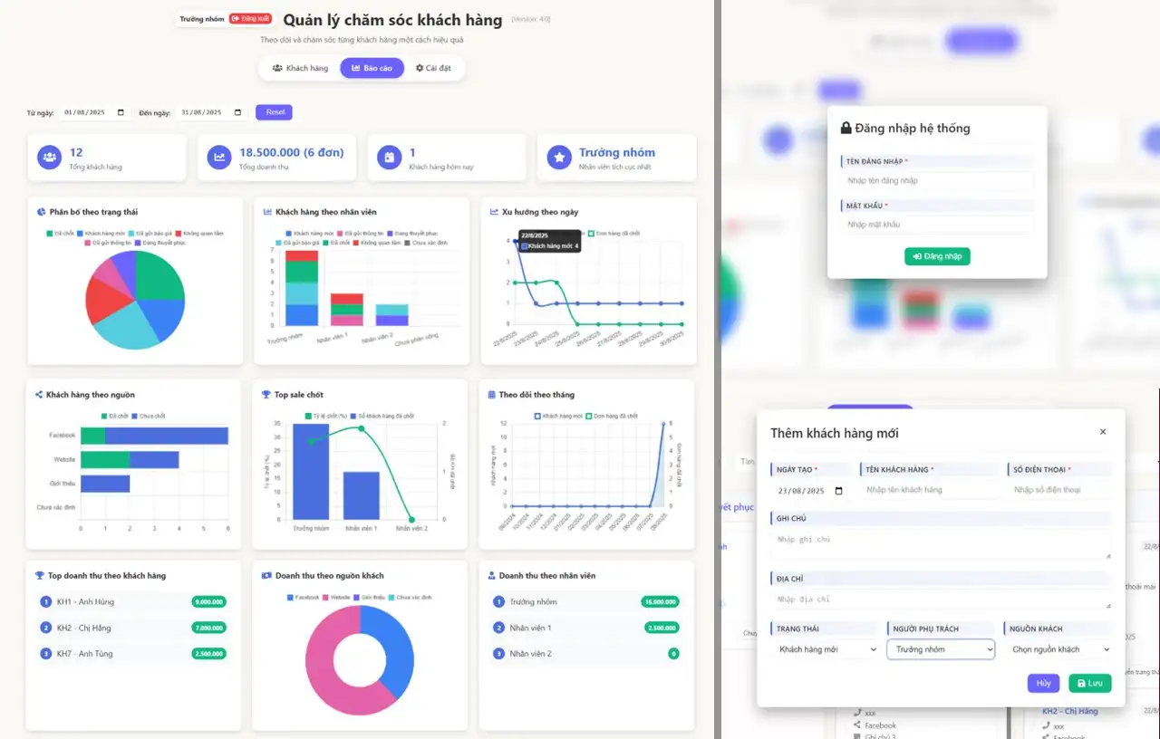 Quản lý chăm sóc khách hàng (v4.0) - Ảnh 3