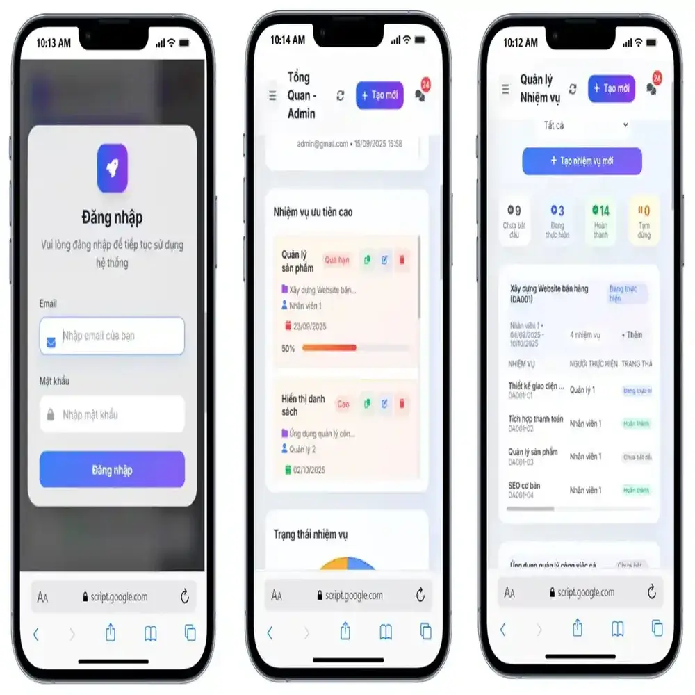 Quản Lý Dự án, Công việc (v4.0) - Ảnh 3