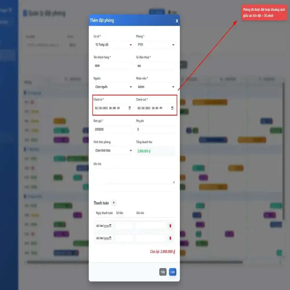 Quản Lý Khách Sạn, Homestay (v1.0) - Ảnh 7